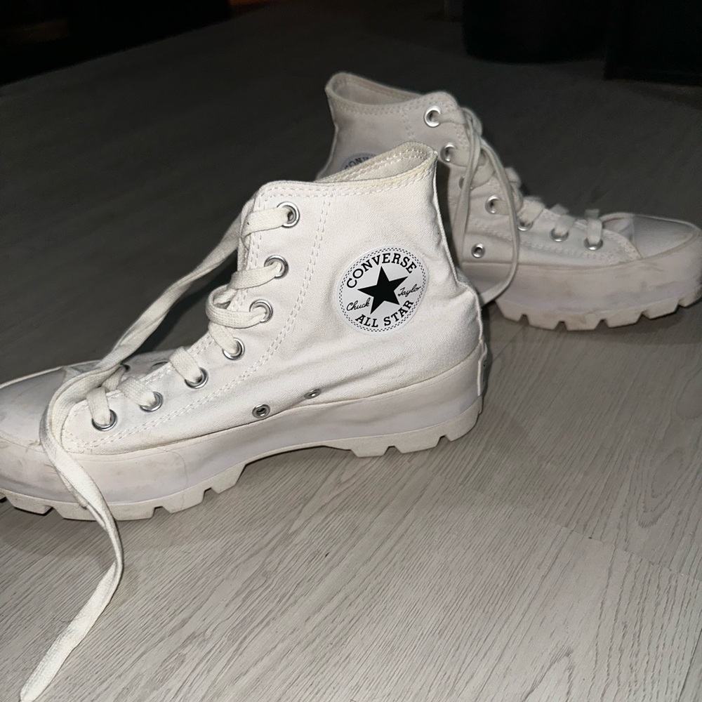 Converse all star lugged platform sneakers
